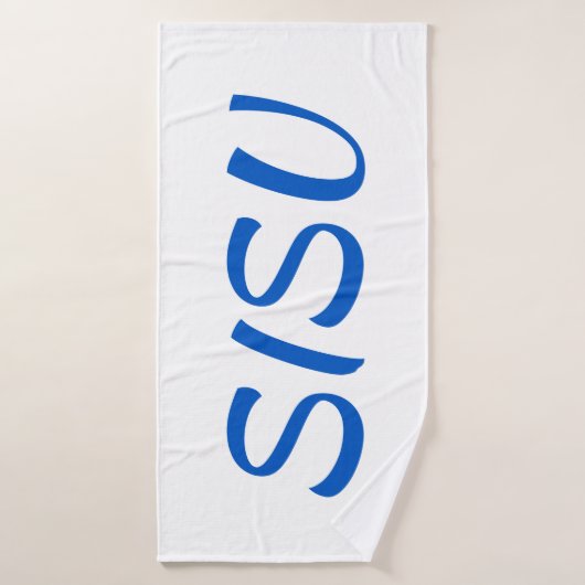 SISU Fins keukenhanddoek (wit) Badhanddoek (Badhanddoek)