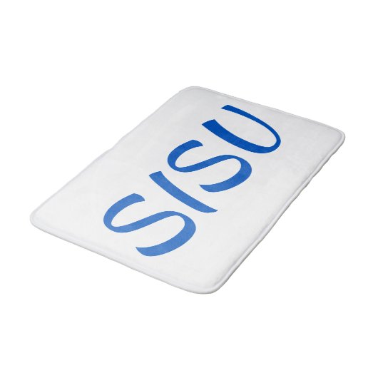 SISU Fins Sauna Bath Mat (Alternate Font) (Gekanteld)