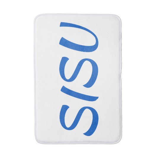 SISU Fins Sauna Bath Mat (Alternate Font) (Voorkant Verticaal)