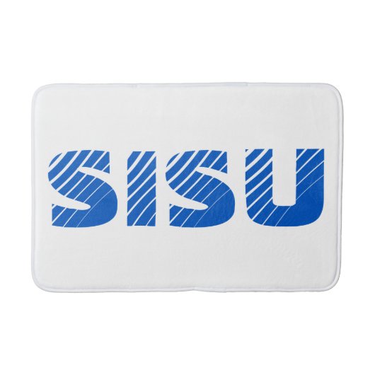 SISU Fins Sauna Bath Mat (White) (Voorkant)
