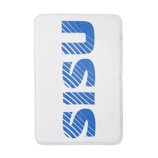 SISU Fins Sauna Bath Mat (White) (Voorkant Verticaal)