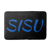 SISU Fins Sauna Bath Mat (zwart; Alt Font) (Voorkant)
