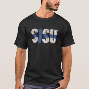 Sisu Fins vlaggeschut Finland Suom T-shirt