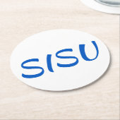 SISU Finse Onderzetter Set (6 Onderzetters rond) (Gebogen)