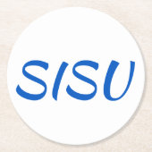 SISU Finse Onderzetter Set (6 Onderzetters rond) (Voorkant)