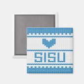 Sisu Hart Gebreide Magneet 1 (Voorkant / Achterkant)