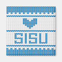 Sisu Hart Gebreide Magneet 1