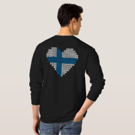 Sisu Heart Back Basic Lange Mouwen T-shirt