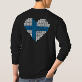 Sisu Heart Back Basic Lange Mouwen T-shirt (Achterkant)