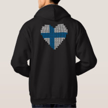 Sisu Heart Back Hooded Sweatshirt