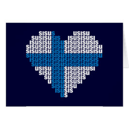 Sisu Heart Folding Card