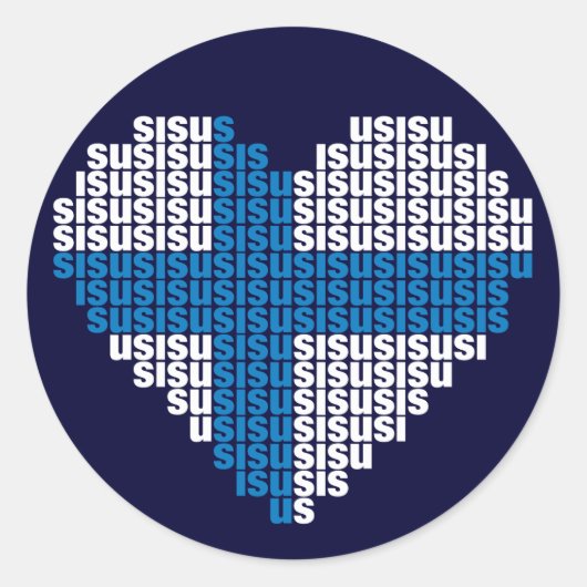 Sisu Heart Sticker (Voorkant)