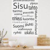 Sisu juliste - poster (Keuken)