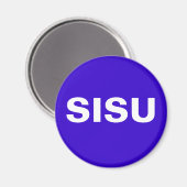 SISU Magnets Natuur & Spirit of the Finnish People Magneet (Voorkant / Achterkant)