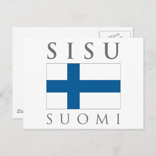 Sisu Suomi Briefkaart (Voorkant / Achterkant)