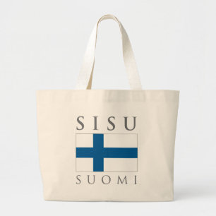Sisu Suomi Grote Tote Bag