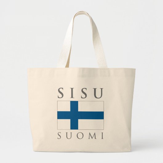 Sisu Suomi Grote Tote Bag (Voorkant)
