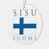 Sisu Suomi Keramisch Ornament (Links)