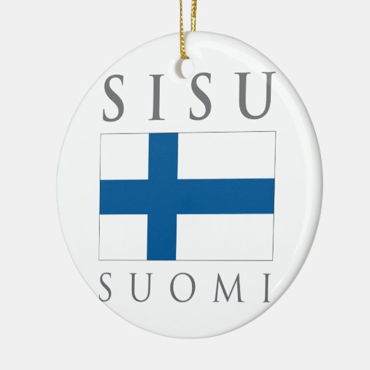 Sisu Suomi Keramisch Ornament (Links)