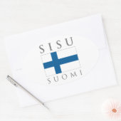 Sisu Suomi Ovale Sticker (Envelop)