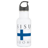 Sisu Suomi Waterfles (Voorkant)
