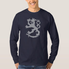 Sisu White Lion Mannen Lange hoes T-shirt