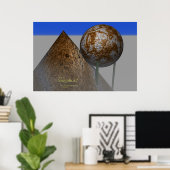 Sisyphus (afdruk) poster (Thuiskantoor)