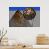 Sisyphus (afdruk) poster (Keuken)