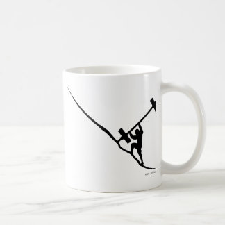 Sisyphus alleen lift koffiemok