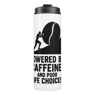 Sisyphus Coffee Grind Grappig Sarcastisch Quote Mo Thermosbeker