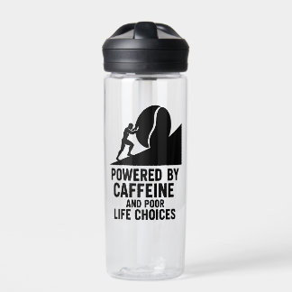 Sisyphus Coffee Grind Grappig Sarcastisch Quote Mo Waterfles