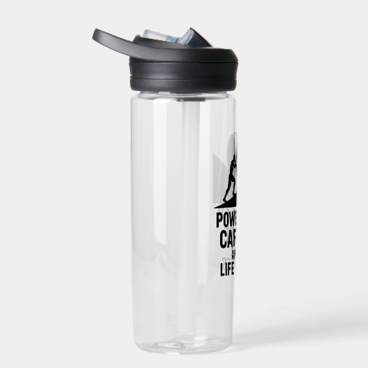 Sisyphus Coffee Grind Grappig Sarcastisch Quote Mo Waterfles (Rechts)