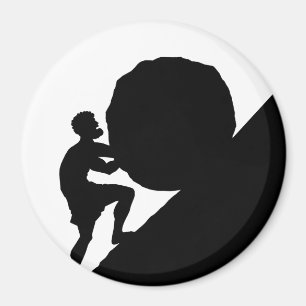 Sisyphus en Steen, Griekse Mythologie Magneet