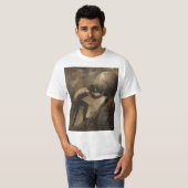 Sisyphus en zijn rotsblok t-shirt (Voorkant volledig)