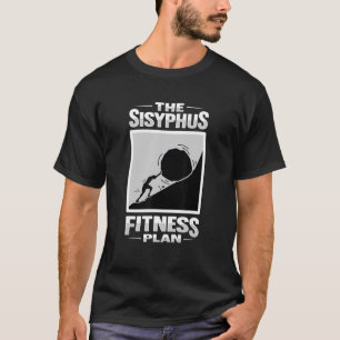 Sisyphus Filosofie Ontwerp voor een Filosofie Stud T-shirt