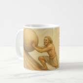 Sisyphus Gelukkig Koffiemok (Voorkant links)