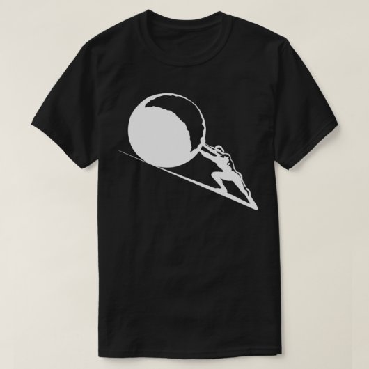 Sisyphus Griekse mythologie Sisyphus T-shirt (Design voorkant)