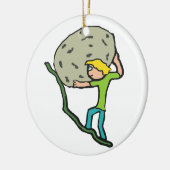 Sisyphus Keramisch Ornament (Links)