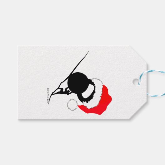 Sisyphus Kettlebell Vrolijk kerstfeest Cadeaulabel (Voorkant (Horizontaal))