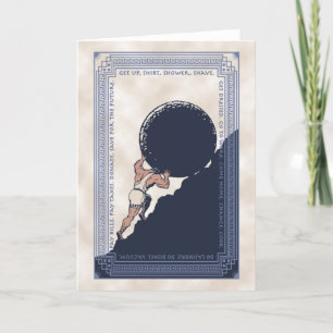 Sisyphus Mundane Rock Bedankkaart