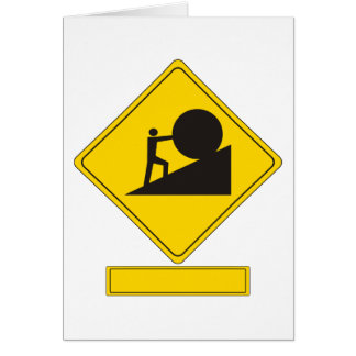 Sisyphus Road Sign