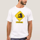 Sisyphus Road Sign T-shirt (Voorkant)