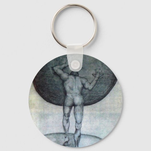 sisyphus sleutelhanger (Voorkant)