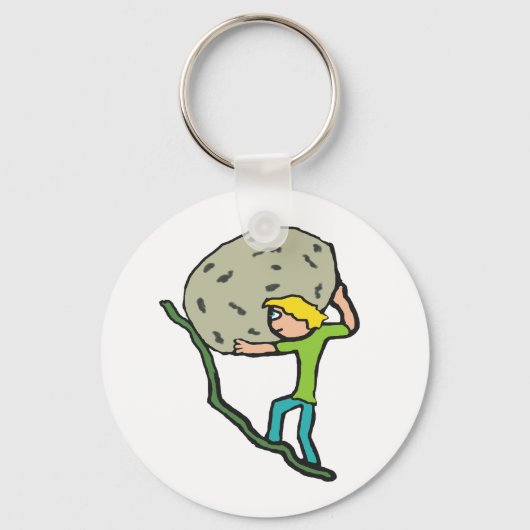 Sisyphus Sleutelhanger (Voorkant)
