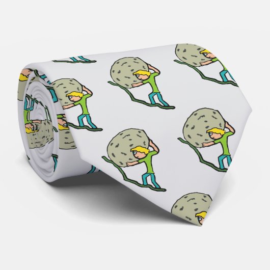 Sisyphus Stropdas (Opgerold)