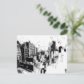 SIT "Cityscape" Briefkaart (Staand voorkant)