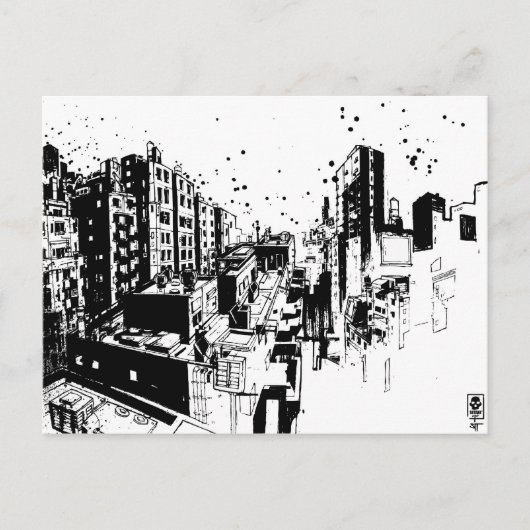 SIT "Cityscape" Briefkaart (Voorkant)