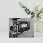 SIT "DON'T" BRIEFKAART (Staand voorkant)