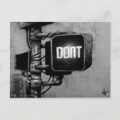 SIT "DON'T" BRIEFKAART (Voorkant)