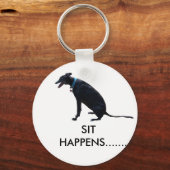 Sit gebeurt sleutelhanger (Voorkant)